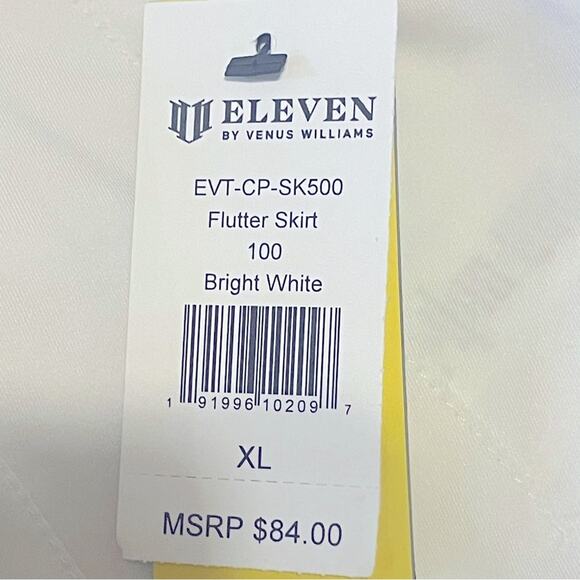 EleVen‎ Venus Williams Bright White Flutter Skirt Skort NWT XL - Picture 6 of 10